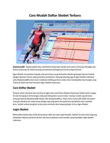 Login Sbobet BNI: Panduan Cara Login Sbobet Menggunakan BNI - BNI Online登录 Sbobet